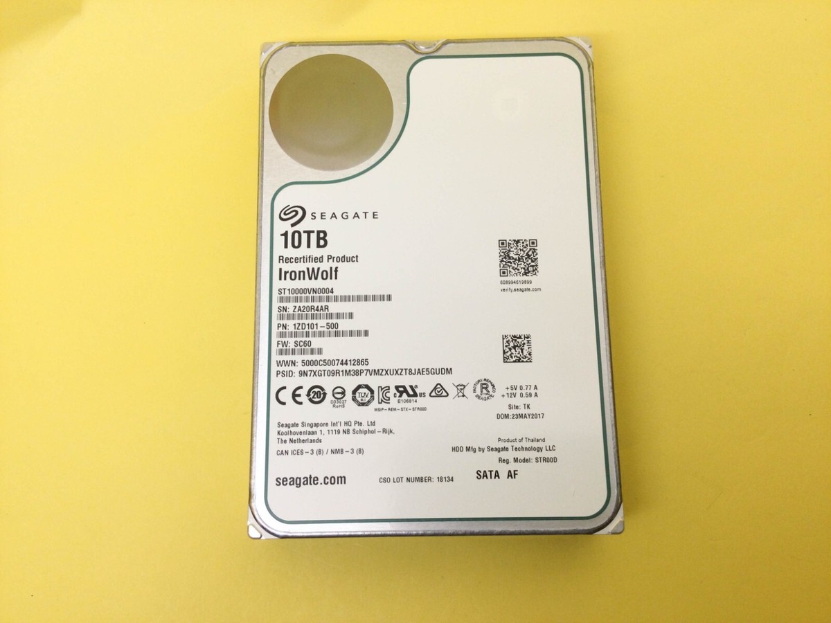 Seagate IronWolf 10TB ST10000VN0004 【9個有り】 IronWolf Seagate 