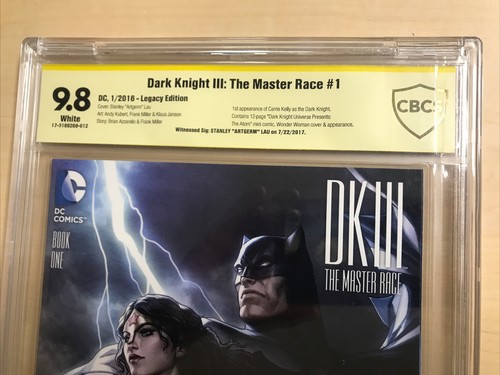 DK III - DARK KNIGHT #1 (CBCS 9.8 SIGNED BY STANLEY ARTGERM LAU) Not CGC - Bild 2 von 4