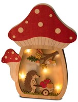 Led Deko-Pilz, Rot