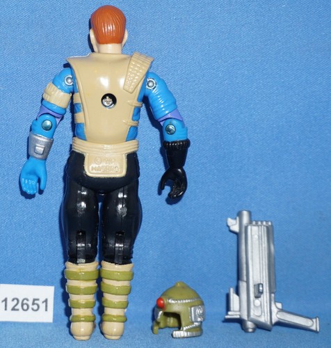 1987 KNOCKDOWN (V1) Sky-Sweeper Driver w/File Card G.I. Joe 3.75" Figure #3 - Picture 3 of 3