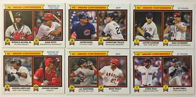 2018 Topps Throwback Thursday set 32 - Award Contenders Complete set