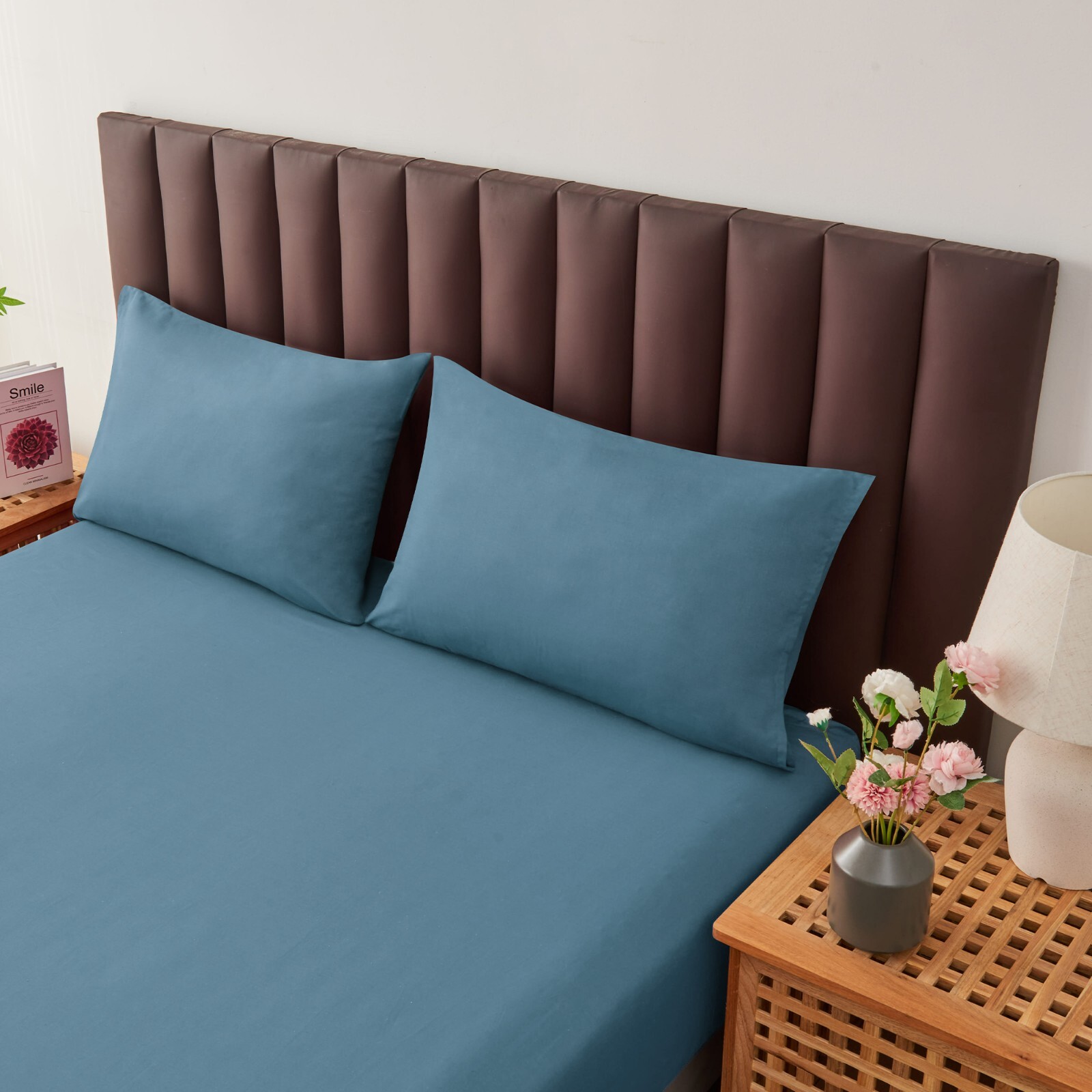 Premium Cotton Blend Pillowcases Hotel Quality Pillow Case S/E/Q/K/B