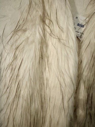 Beautees Girls' Faux Fur Vest, Ivory, Size S (7-8) - Picture 19 of 22