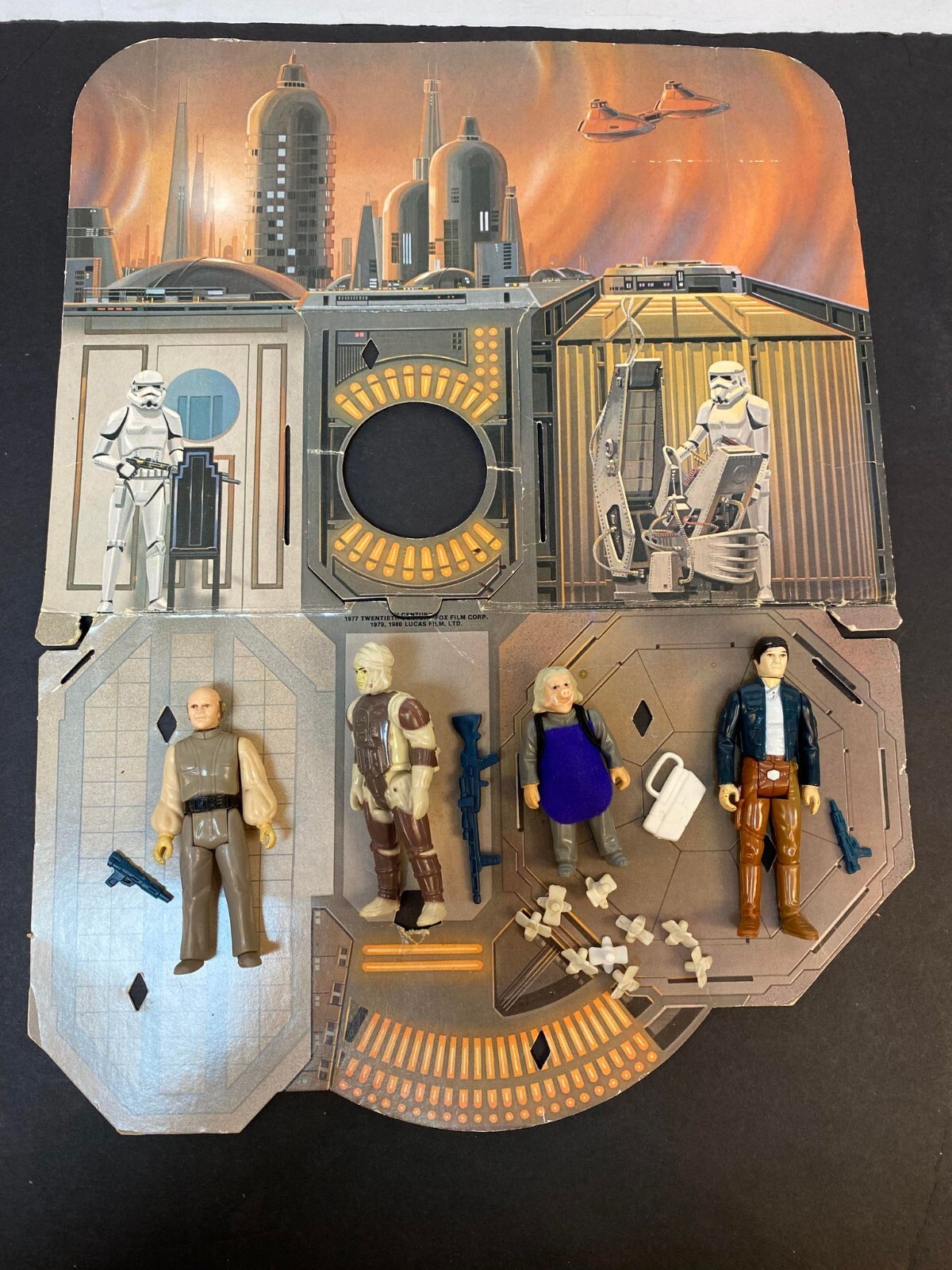 Star Wars Vintage 1978 Cloud City Playset 1980 SEARS Background Display