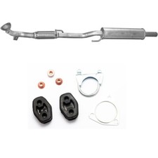 Vorschalldämpfer + Flex  Auspuff Skoda Fabia 1.2 6V/12V ab11/2005 + MONTAGESATZ