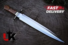 Coffin Handle Bowie Knife Full Tang Hunting Knife Survival Handmade Bowie Knife