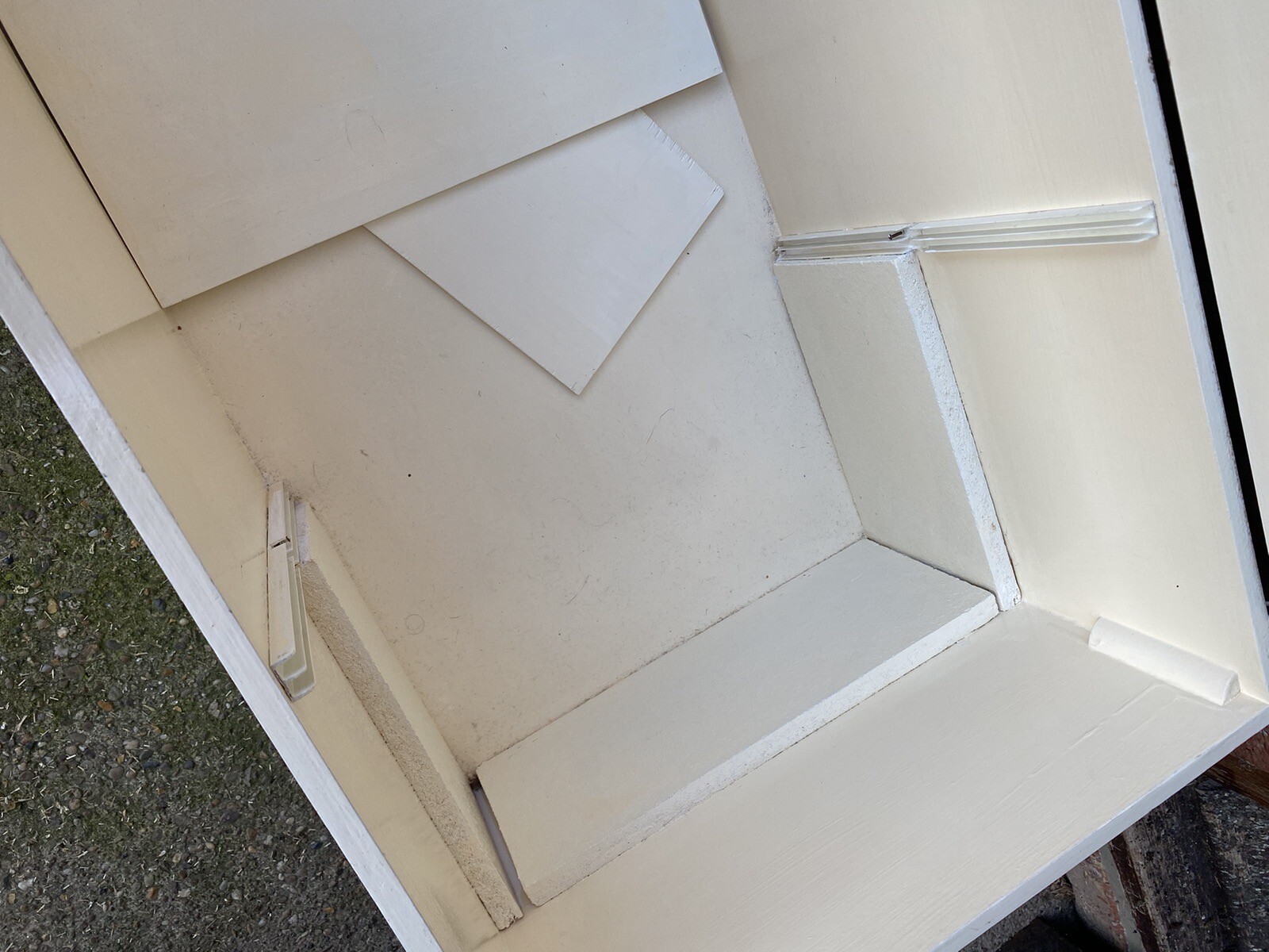 Large White Painted Blanket/toy Box eBay