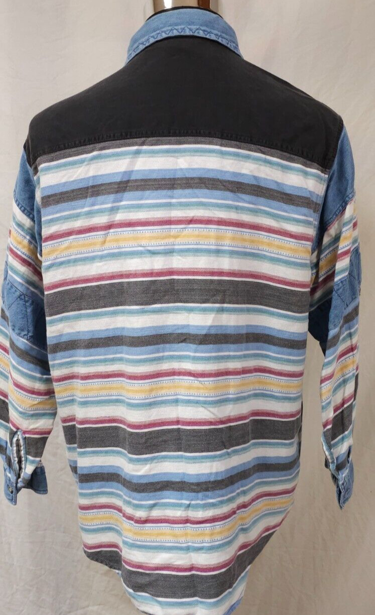 BASIC EDITIONS Womens 20W Multicolor Button Up Lo… - image 7