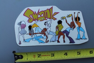 Tod Swank Clear 90's Disco Afro Dance Party OG GB1 Vintage Skateboarding STICKER