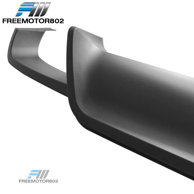 For 18-24 Toyota Camry SE XSE Rear Bumper Diffuser Spoiler Lip W/LED Matte Black