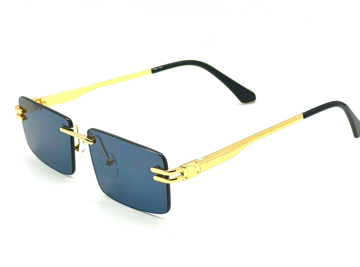 Gucci - Occhiale Da Vista Squadrato Senza Montatura - Oro - Gucci - Foto 7