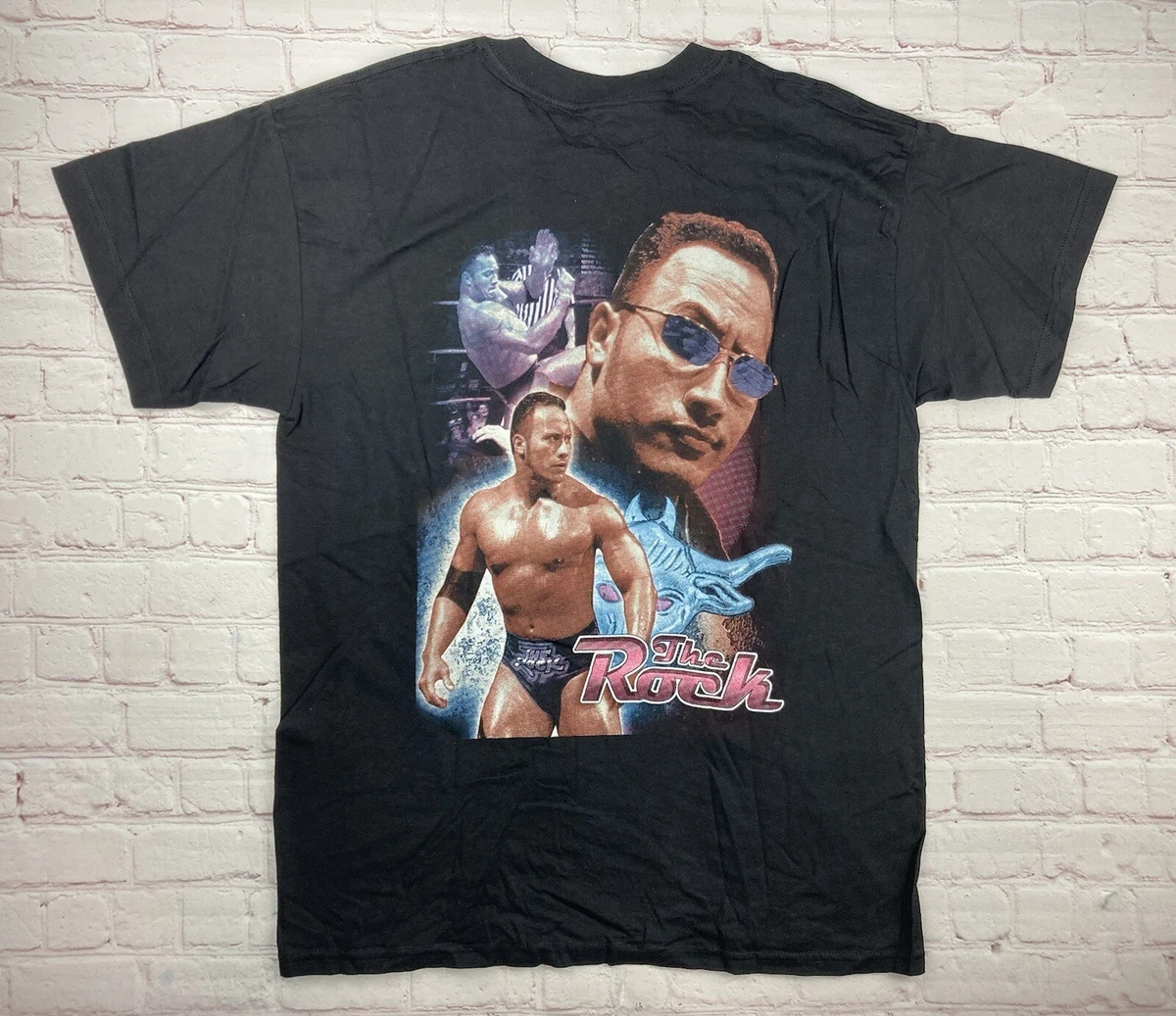 the rock wwf vintage shirts