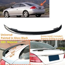 For 2003-2007 Honda Accord Coupe Trunk Spoiler Wing Gloss Black 51 Universal For 2003-2007 Honda Accord Coupe Trunk Spoiler Wing Gloss Black 51 Universal