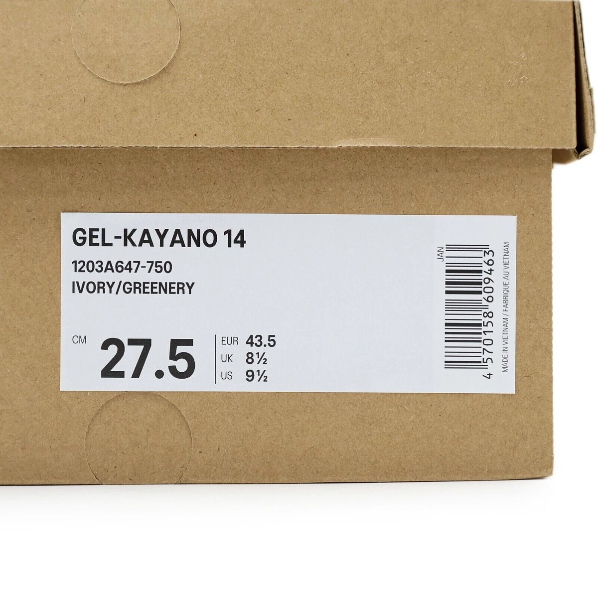 1203A647-750 ZUTOMAYO ZTMY Asics Gel-Kayano 14 Ivory Greenery