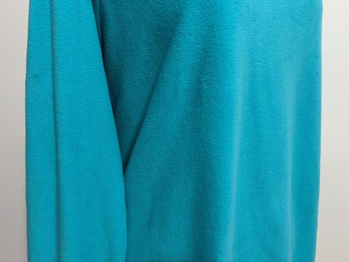 Lands’ End Crew Neck Raglan Pullover Fleece Sweatshirt Caribbean Blue XL/18 NWOT - Picture 11 of 18