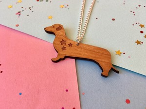 sausage dog necklace