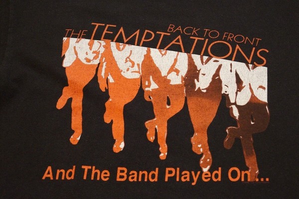 THE TEMPTATIONS Back To Front 2008 Size MEDIUM