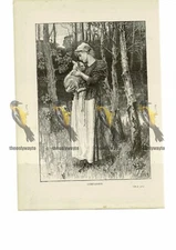 Compassion, Inspirational, Book Illustration (Print), 1888