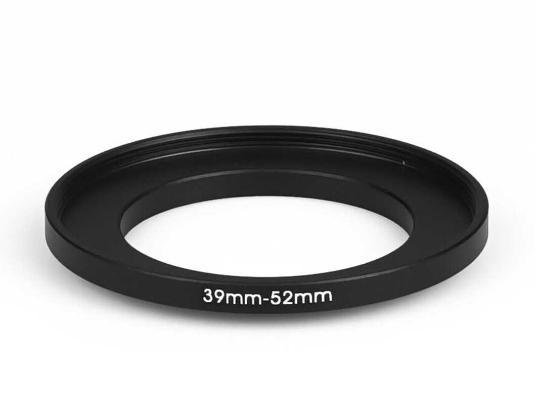 39-52mm Metal Step Up Ring Lens Adapter 39 Male to 52 Female Thread UK STOCK