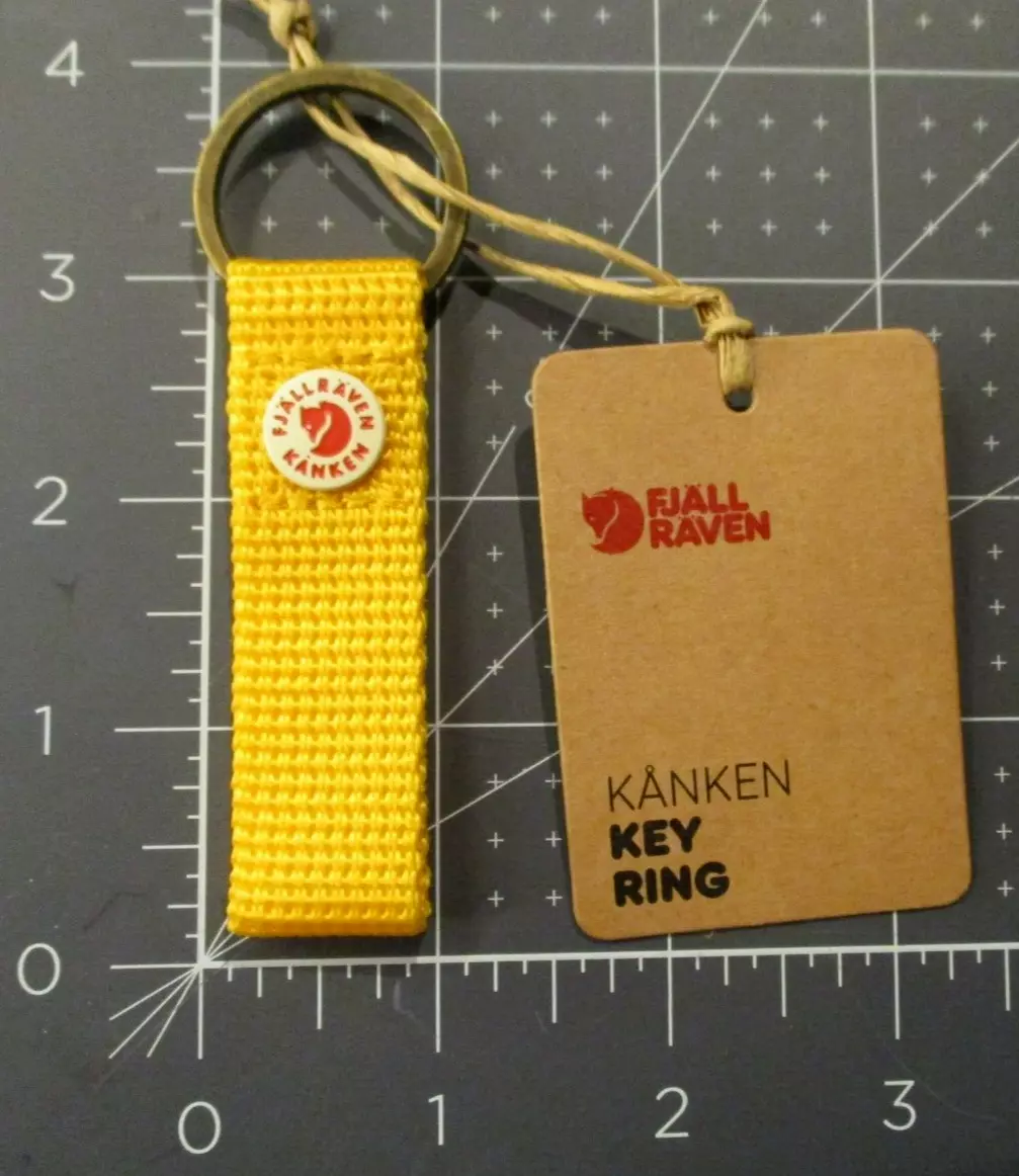 FJALL RAVEN Kanken Warm Yellow KEY RING fjallraven keyring eBay