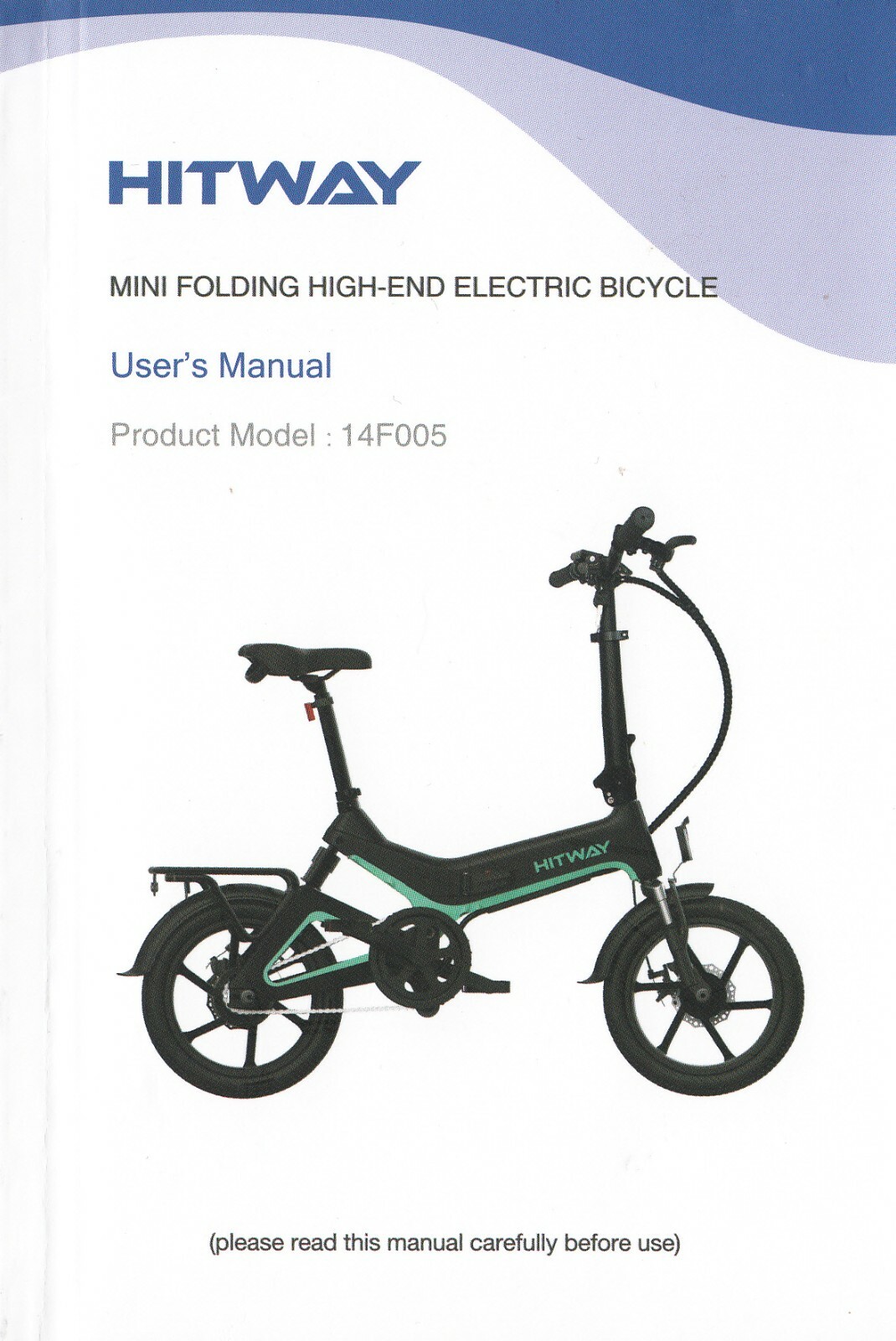 E-Bike Klapprad 16 Zoll Marke HITWAY 