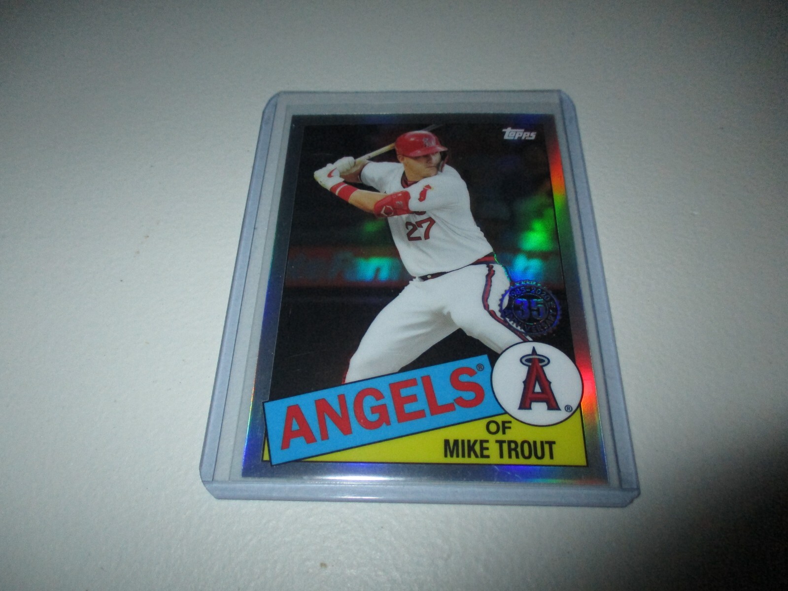 Mike Trout 2020 Topps Chrome Refractor #85TC-1