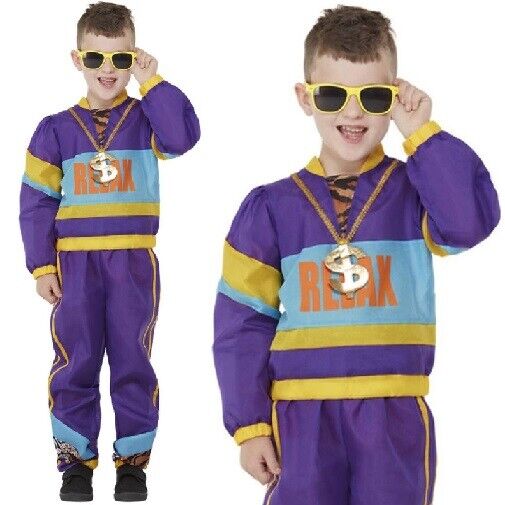 80s Relax Costume Purple 80s Relax Costume Purple