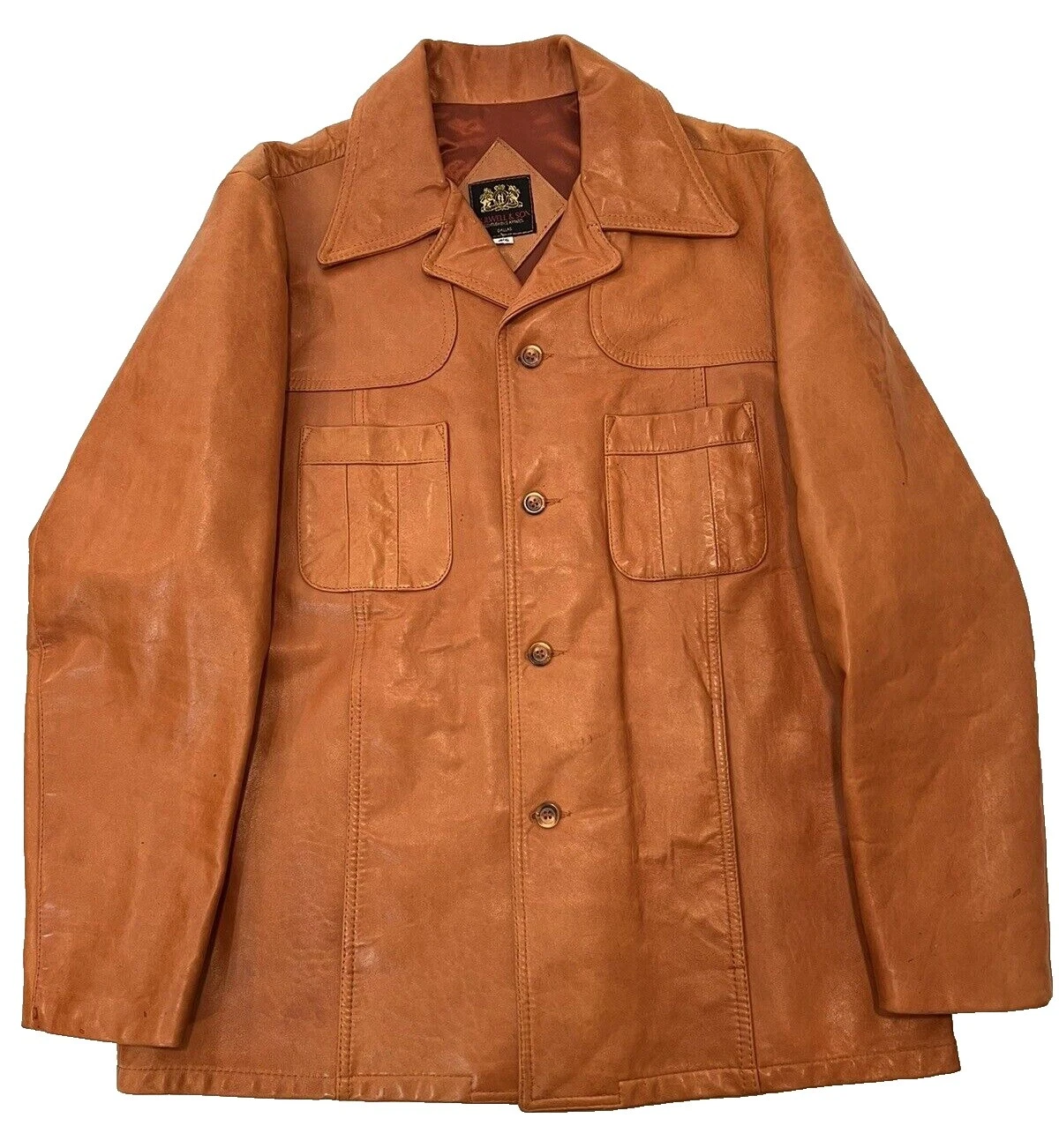 Todos los días de Cuero Abrigos y chaquetas abrigos Vintage para Hombres