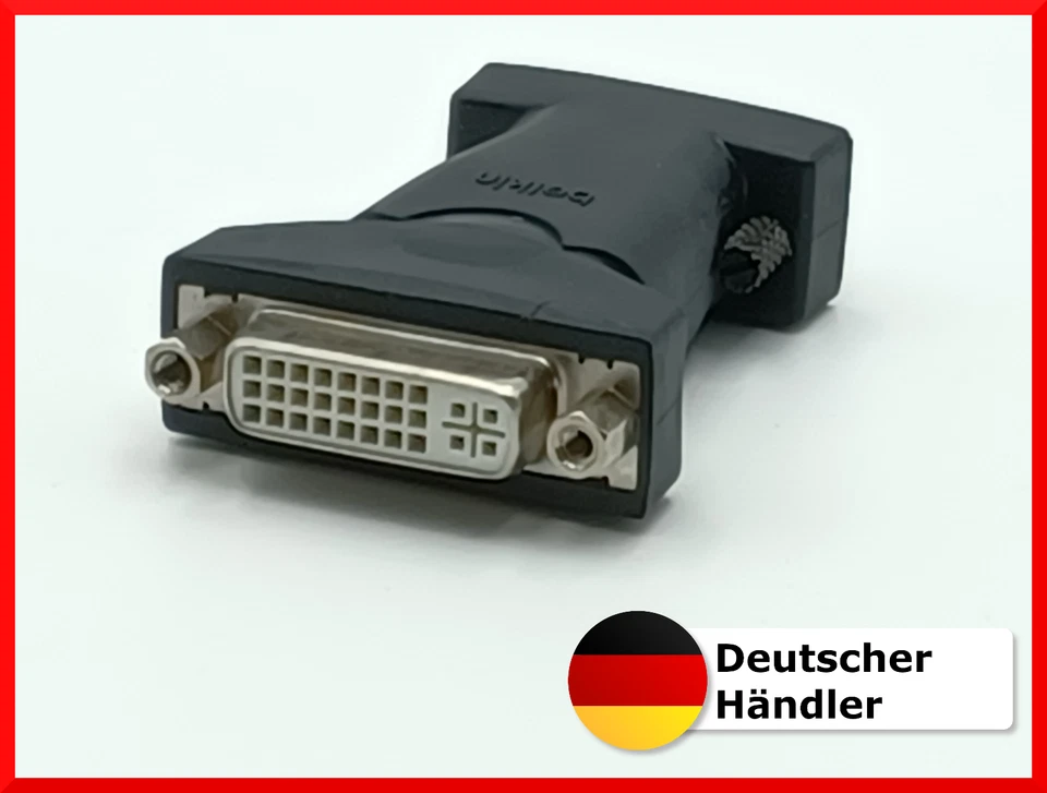 DVI auf VGA Adapter 24+5  Stecker TFT Monitoradapter Beamer Computer PC  Monitor - Bild 2 von 2