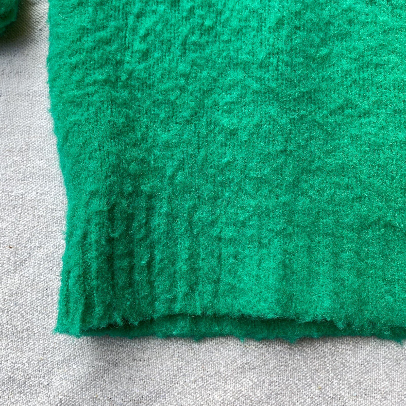 J. Press Shaggy Dog Sweater Kelly Green Shetland Wool Men's Large