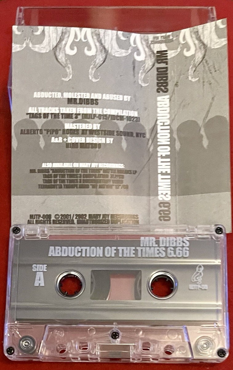 MR. DIBBS “Abduction Of The Times 6.66” Cassette Mixtape RARE! OOP 