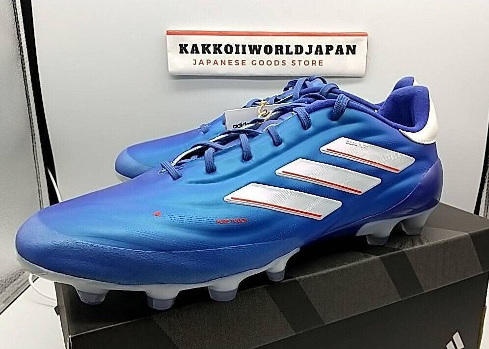 adidas Soccer Cleats COPA PURE 2.1 HG/AG Lucid Blue/Footwear adidas Soccer Cleats COPA PURE 2.1 HG/AG Lucid Blue/Footwear