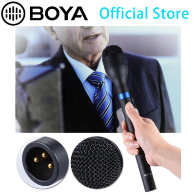 BOYA BY-HM100 ダイナミックマイク BOYA BY-HM100 Handheld Dynamic Microphone Mic Omni-Directional for