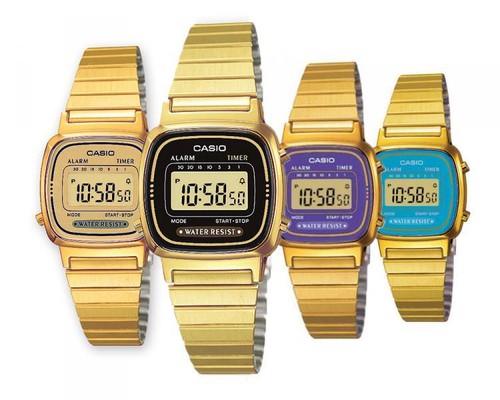 Orologio Donna CASIO Vintage LA-670WG Gold Acciaio Dorato Classico Digitale  DD | eBay