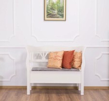 PANCA CASSAPANCA CONTENITORE DESIGN PROVENZALE SHABBY CHIC VINTAGE INDUSTRIALE