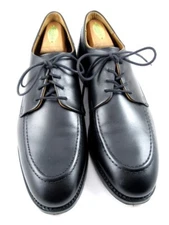 Allen Edmonds "RAYMOND" Men's Apron-Toe Derby Dress Shoe 10 D Black (519N)
