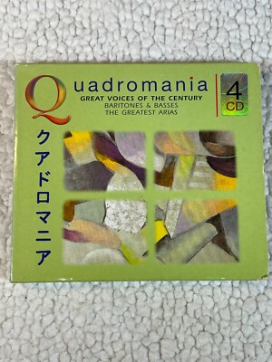 Quadromania: Great Voices of the Century (Baritones & Basses) Audio 4-CD Set
