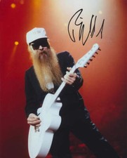 BILLY GIBBONS - ZZ Top GENUINE SIGNED AUTOGRAPH