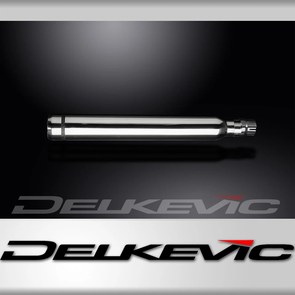 DELKEVIC KIT DE ESCAPE SILENCIADOR PERSONALIZADO YAMAHA XVS950A MIDNIGHT STAR 09-15 550 mm nariz de toro