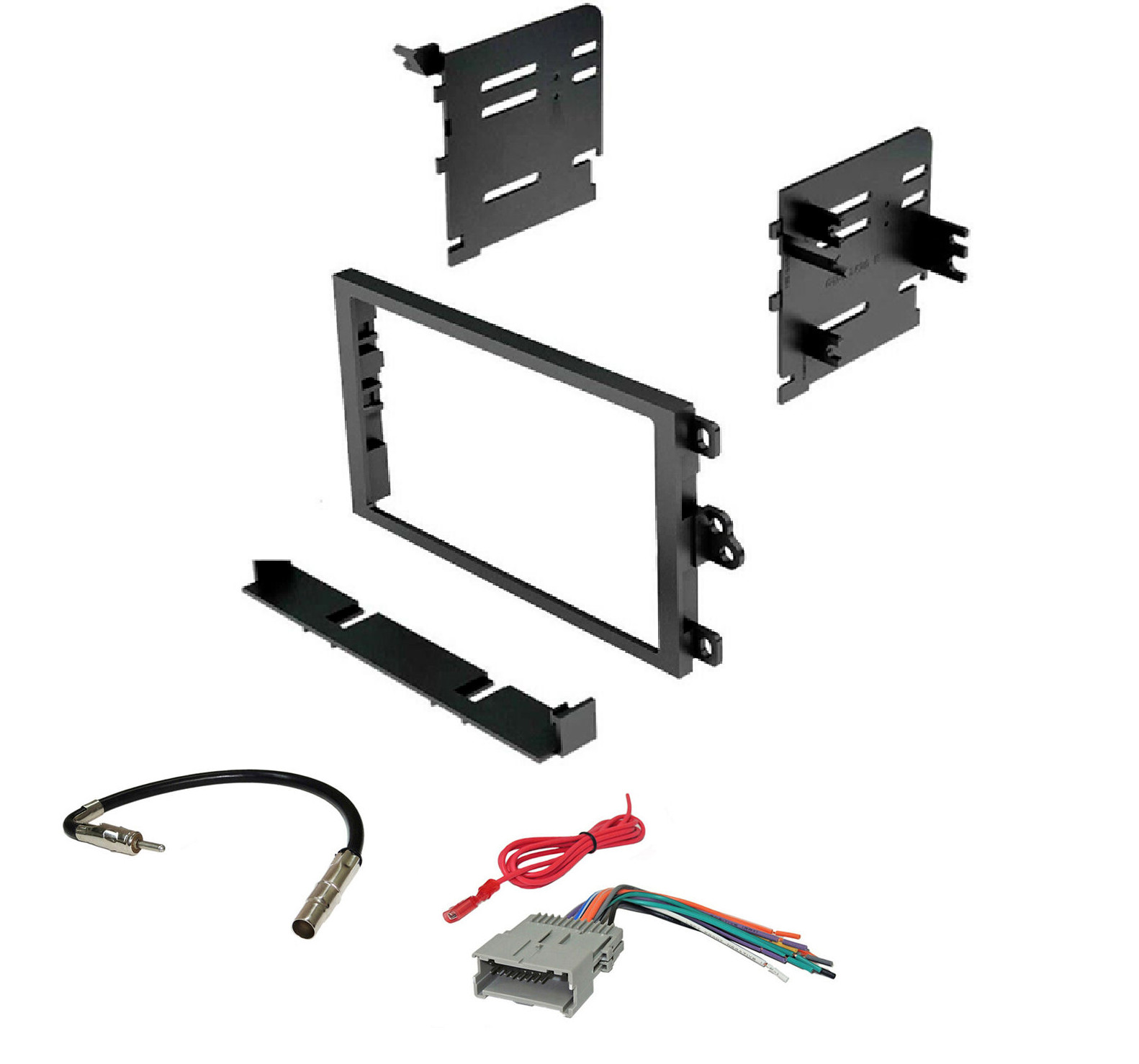 Stereo Dash Kit W/harness For 1990-2012 Chevy Gmc Pontiac