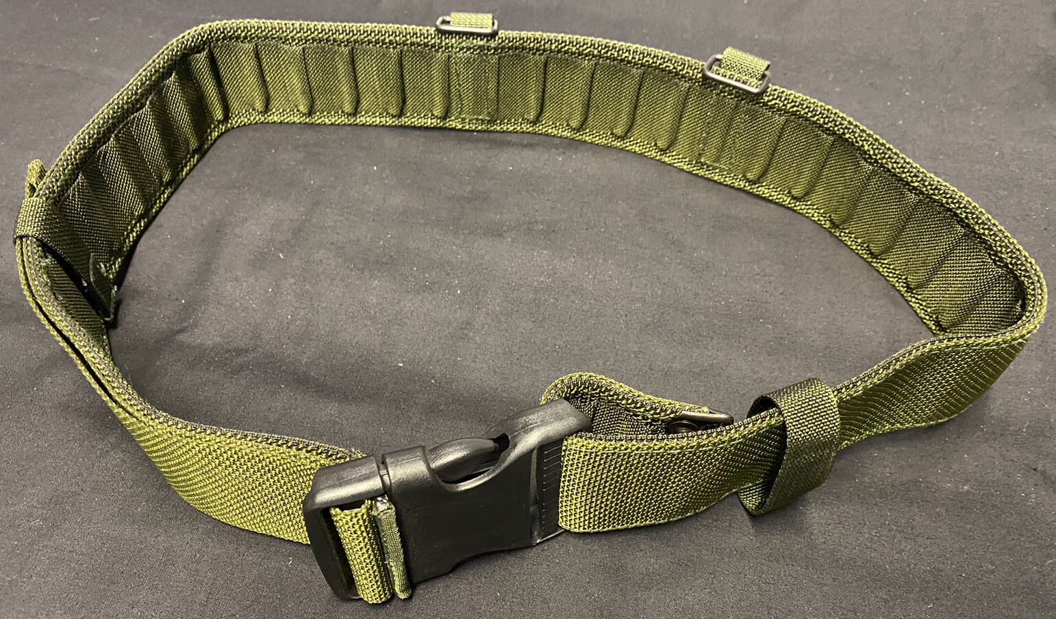 British Military Olive Green Tactical Adjustable Heavy Duty PLCE Webbing Belt