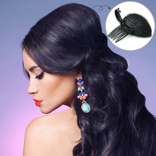 Fluffy Hair Volume Booster Fai da Te Kit Styling con Spugne Puff Pettini Clip D5T5 - Foto 6 di 12