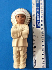 Vintage Native American Boy Indian Chief-Celluloid Hard Plastic-5.5 Inch - Nice