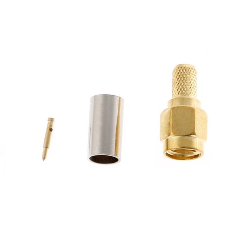 5 Pcs SMA Male Plug RF Coaxial Connector Crimp For RG58 RG142 RG400 LMR195 RG223 - Zdjęcie 7 z 7