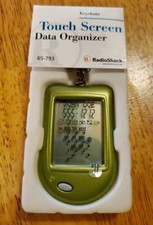 Vintage Radio Shack Key Chain Touch Screen Data Organizer Lime Green 65-793 New