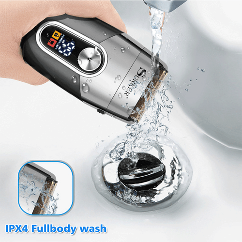 SURKER USB Electric Reciprocating Beard Shaver Men's Wireless Beard Trimmer Kits - Picture 10 of 14