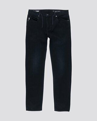 New NWT Element E02 Jeans Denim Pants Slime Tapered Black Size 28x32 