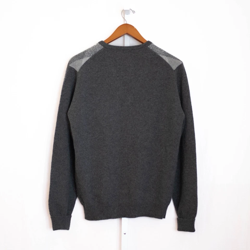 Suéter Ballantyne Escocés Pura Cachemira para Hombres 46/L Gris Argyle Hecho en Escocia Foto 2 de 4