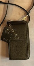 Kedzie Eclipse Smartphone Crossbody Bag Black NWT Adjustable Strap Zip Closure