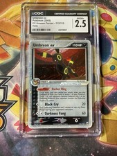 2005 Pokemon Unseen Forces CGC Umbreon EX Holo #112 Swirl on eBay